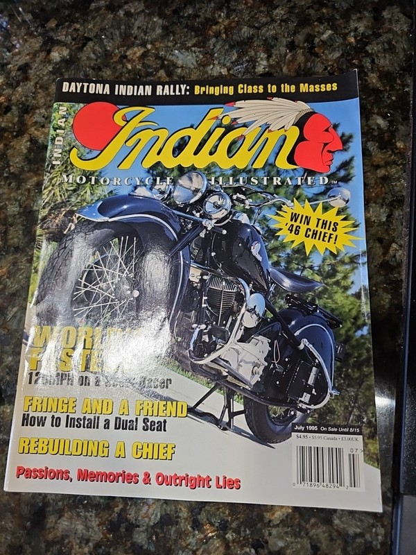 Indian Motorcycle Illustrated Magazine Lot Magazines 8 Issues 1994-96 gallery