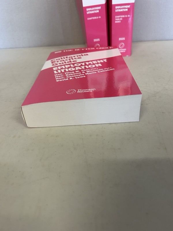 California Practice Guide Employment Litigation 2025 Rutter Group gallery