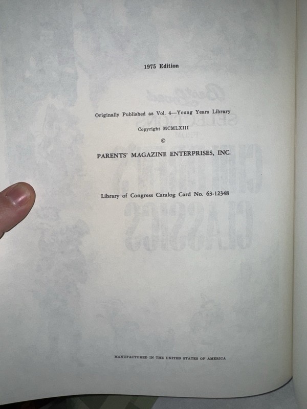 Vintage 1975 Best Loved Selections from Children's Classics Hardcover Book gallery
