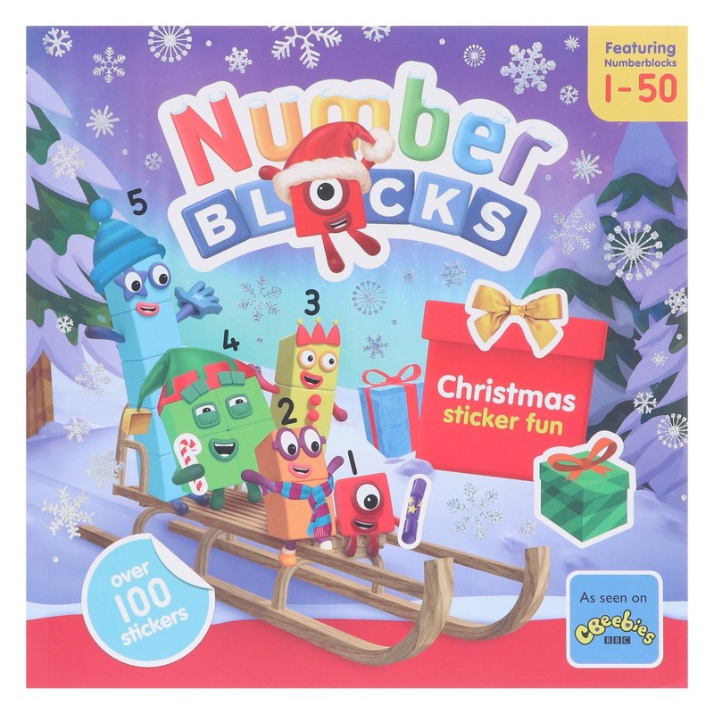 Numberblocks Christmas Sticker Fun Book By Sweet Cherry Publishing – Paperback
