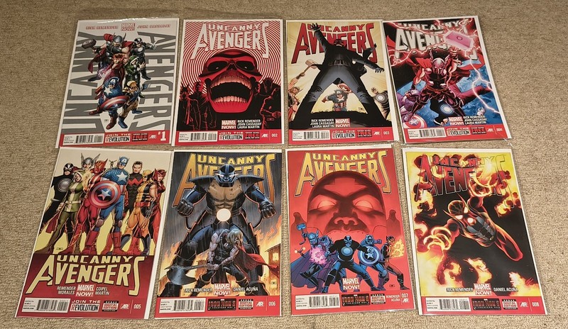Uncanny Avengers Complete Run – Captain America Thor Havok – Marvel Comics
