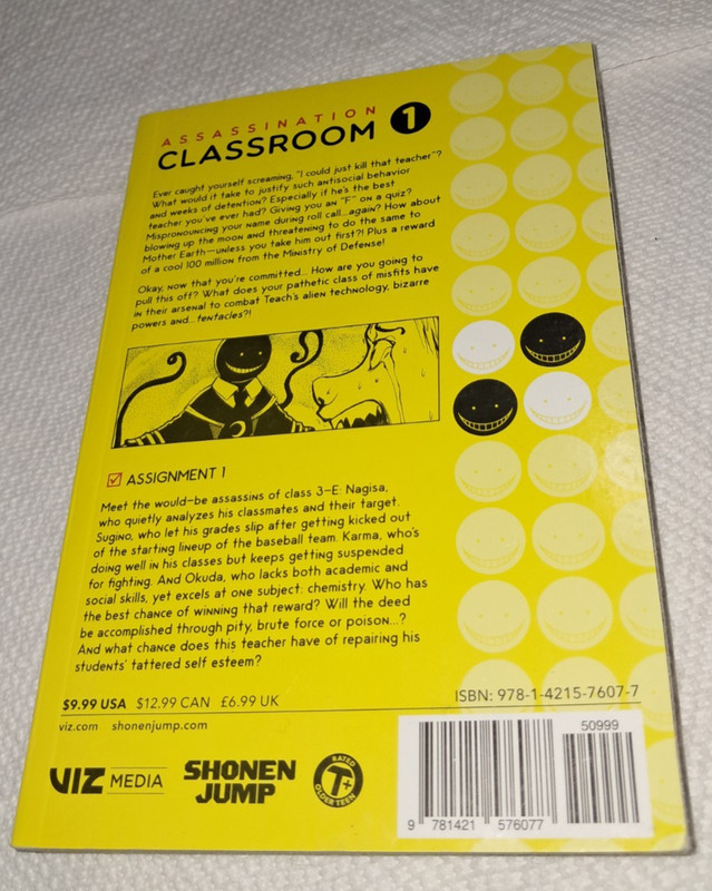 Assassination Classroom Lot 1,24, Yusei Matsui Shonen Jump Manga Action Comedy gallery