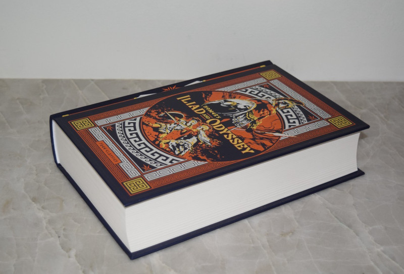 NEW Iliad and the Odyssey by Homer Hardcover Deluxe Classics gallery