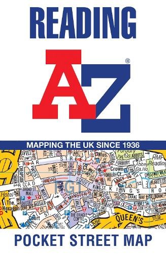 Reading A-Z Pocket Street Map by A-Z Maps Sheet map, folded Book The Fast Free