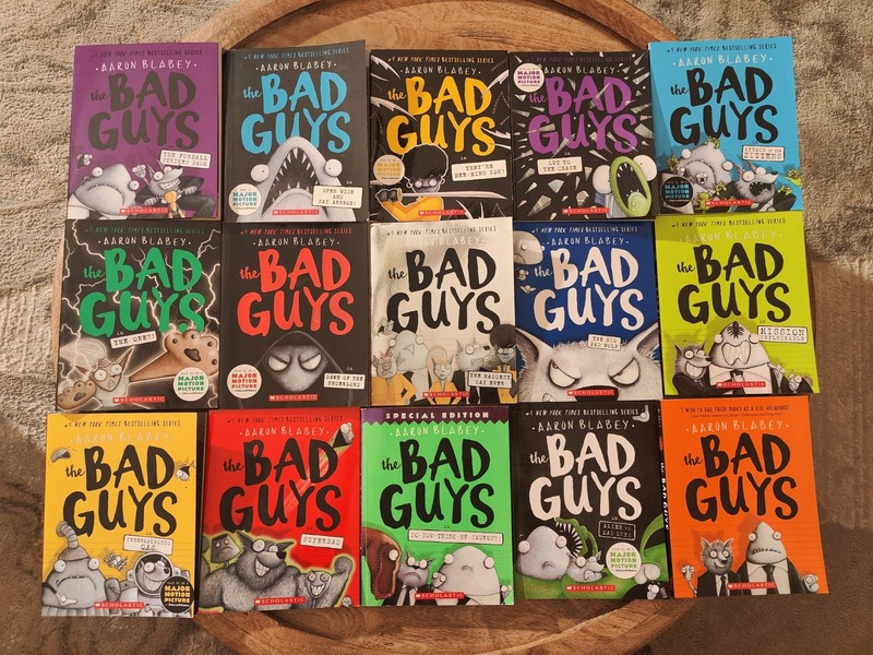 Aaron Blabey the Bad Guys Paperback 1-15 Book Lot