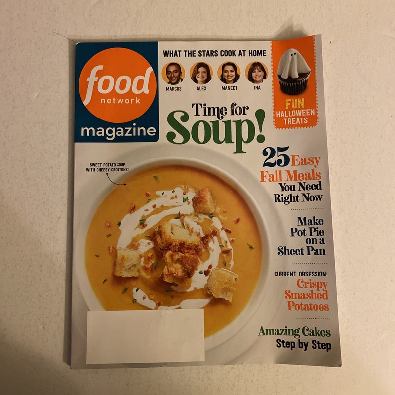 Food Network Magazine October 2020 TIME FOR SOUP 25 EASY FALL MEALS 118 PAGES