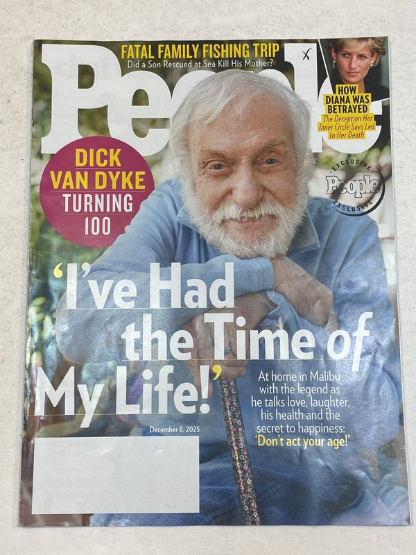 People Magazine December 8 2025 Dick Van Dyke Princess Diana Stranger Things JFK