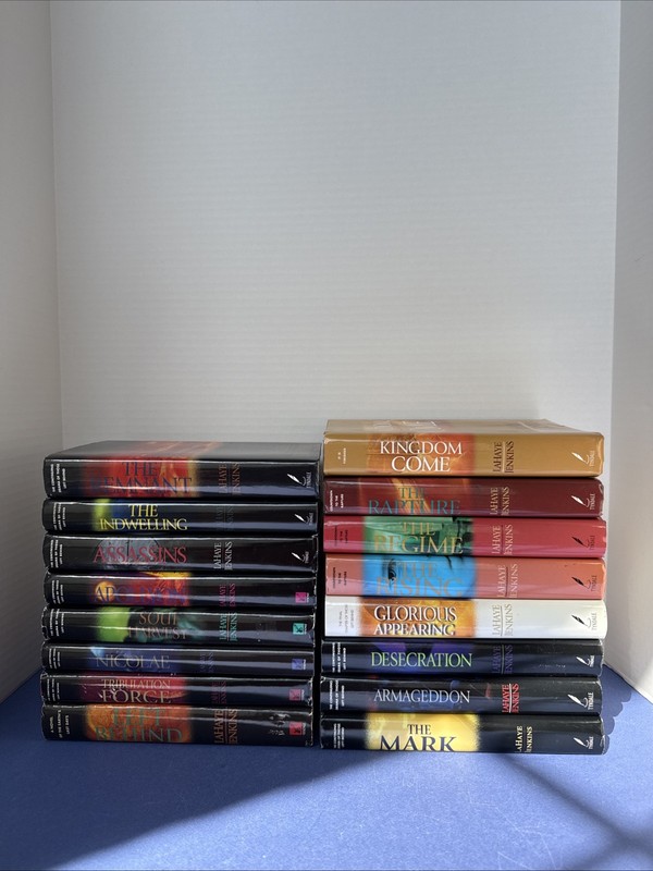 Lot of 16 ~ HC Books ~ LEFT BEHIND Series ~ Tim LaHaye ~ Jerry Jenkins ~ BCE