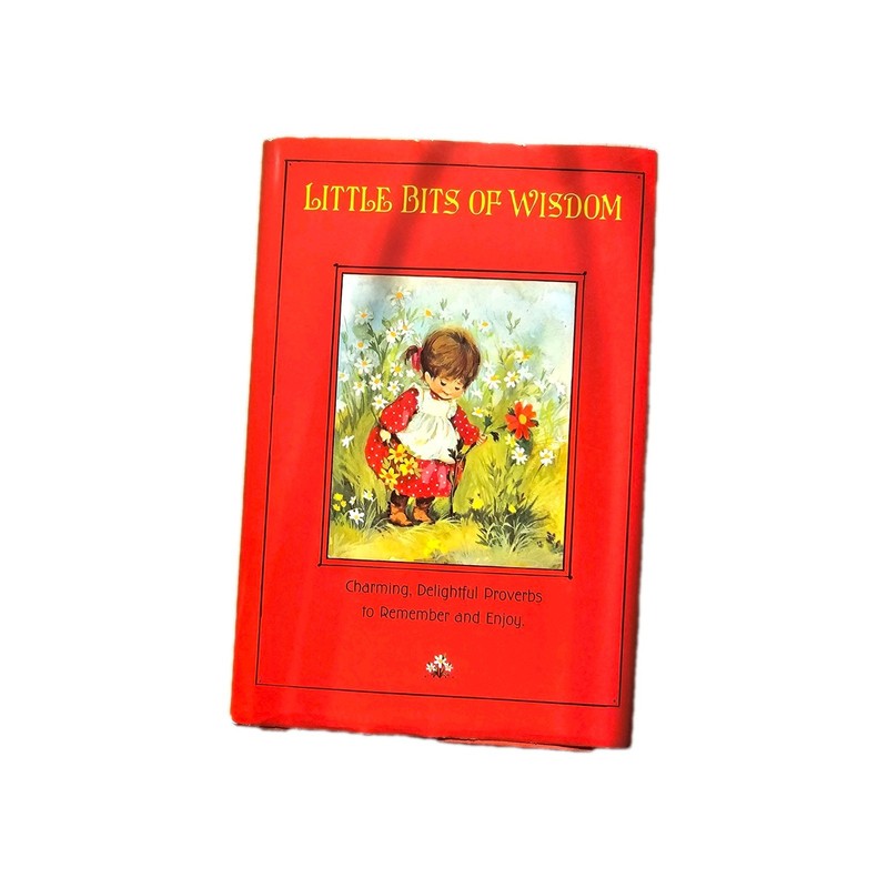 Little Bits Of Wisdom 1967 Hallmark Vintage Hardcover Small Size 6×4 Inches