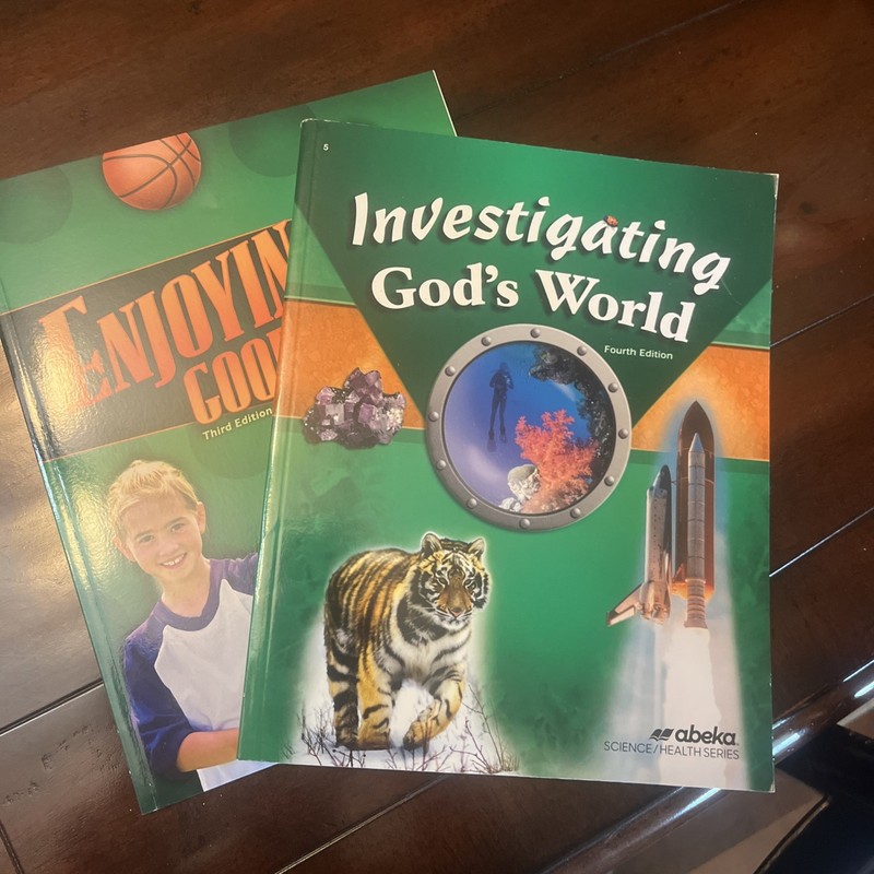 Abeka Investigating God’s World 5th Grade Science Health 5 Readers