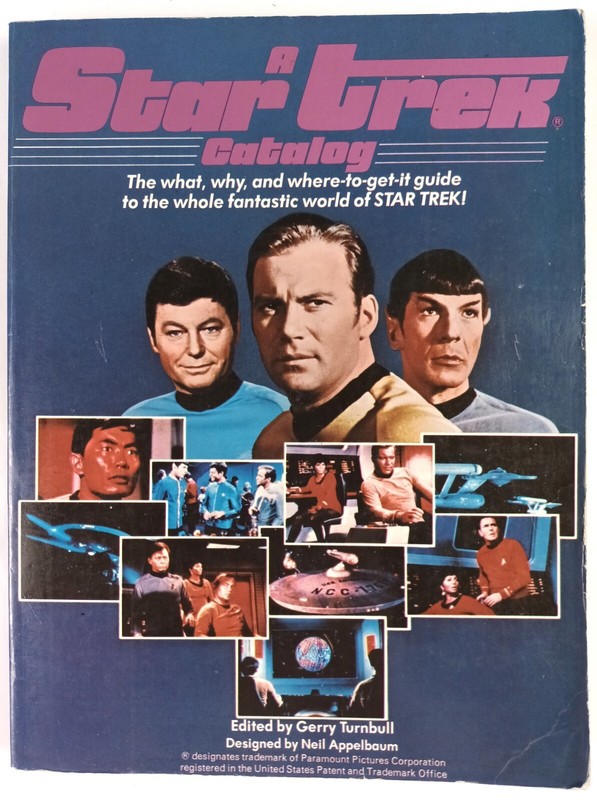 A STAR TREK CATALOG. GERRY TURNBULL. 1ST ED GROSSET & DUNLAP 1979. ACCEPT