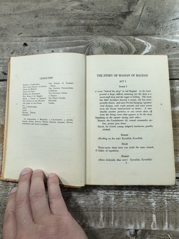 1922 Antique Novel “Hassan of Baghdad: Golden Journey to Samarkand” gallery