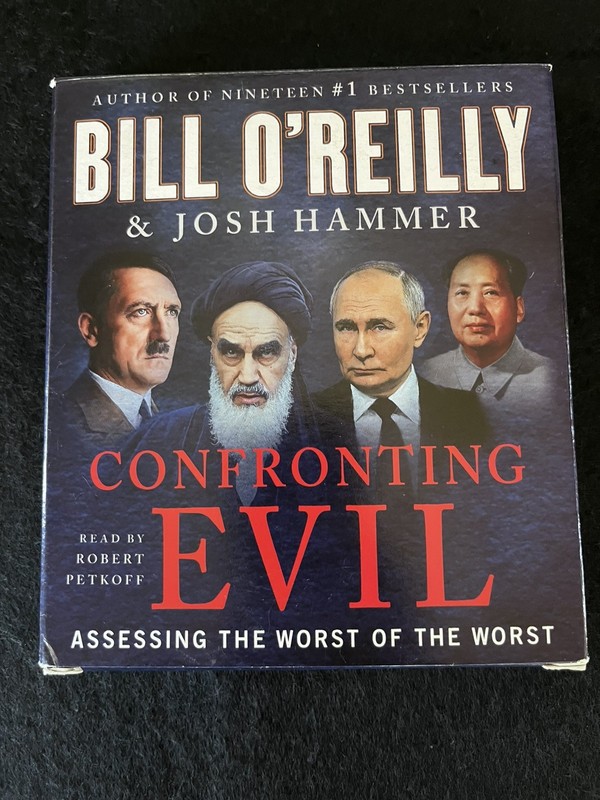 Bill O’Reilly & Josh Hammer CONFRONTING EVIL 2025 (8 CD’S) Very Good Condition!