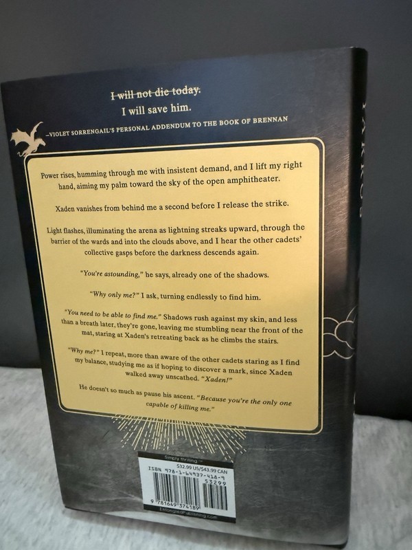 Onyx Storm (Deluxe Limited Edition) by Rebecca Yarros (2025, Hardcover) gallery