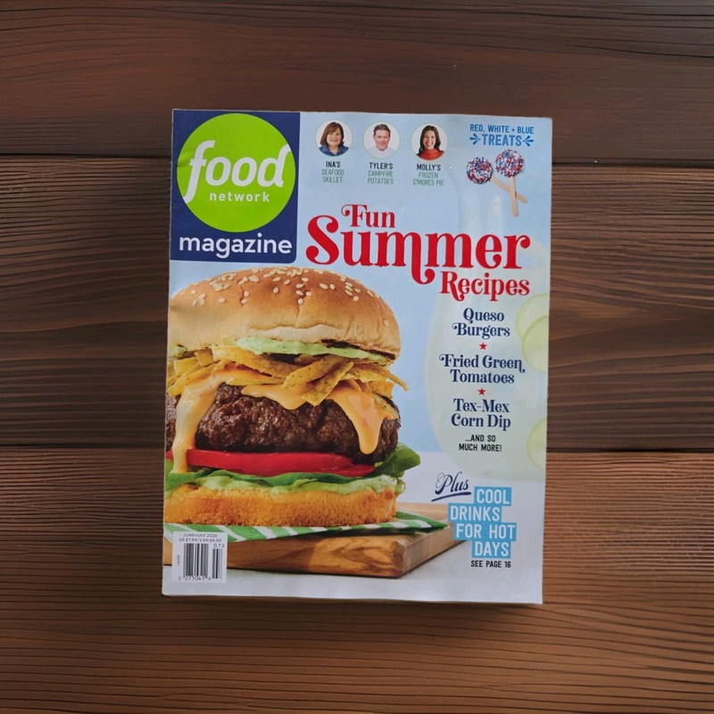 FOOD NETWORK MAGAZINE Fun Summer Recipes Plus Cool Drinks For Hot Days