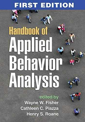 Handbook of Applied Behavior – Paperback, by Fisher Wayne W.; – Very Good