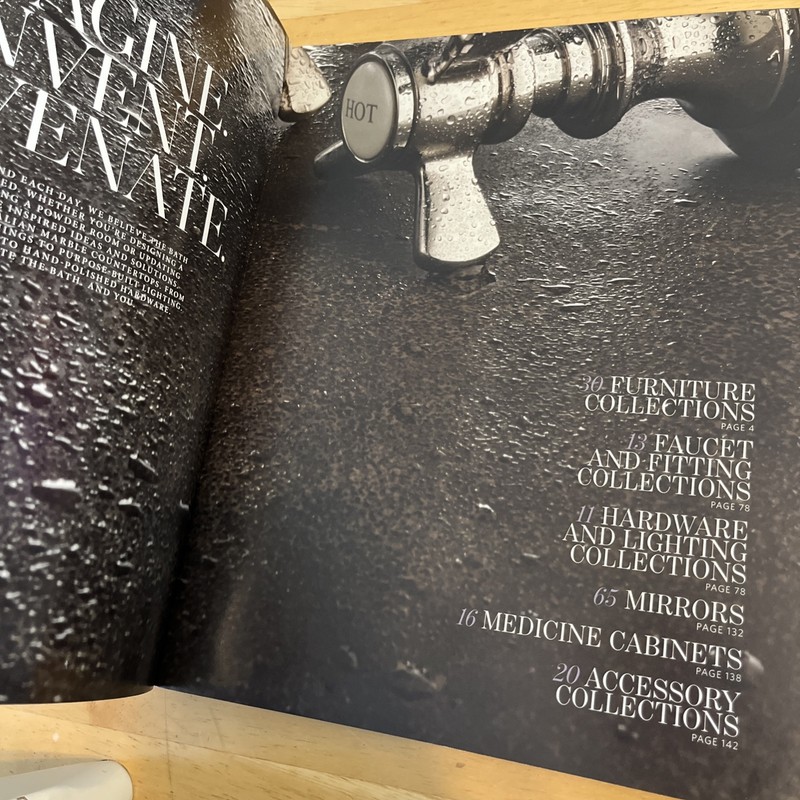 Restoration Hardware Bath Catalog Source Book 2014 Interior Design gallery