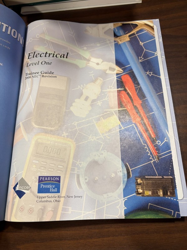 Electrical, NCCER, Contren Learning Series, level one book gallery