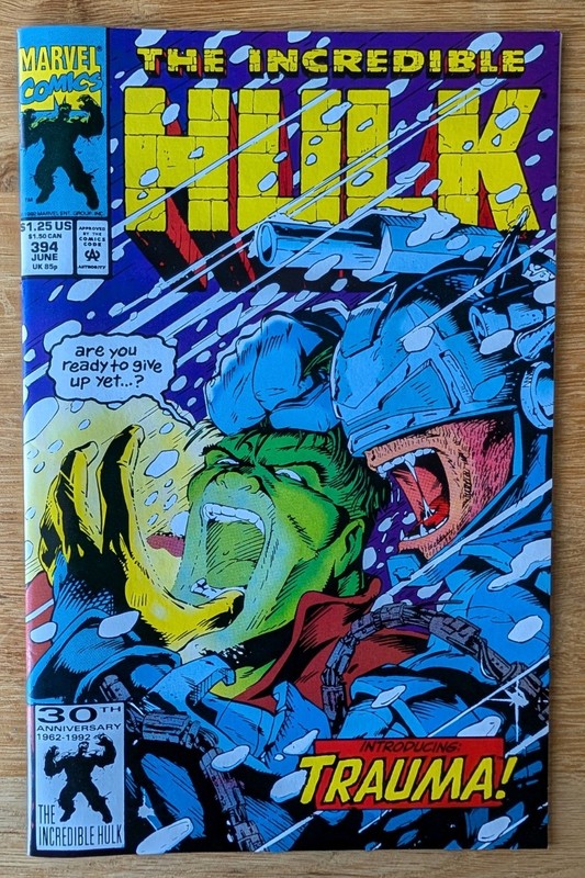 The Incredible Hulk #394- Marvel Comics-1992 -Vfn+- Bagged & Boarded