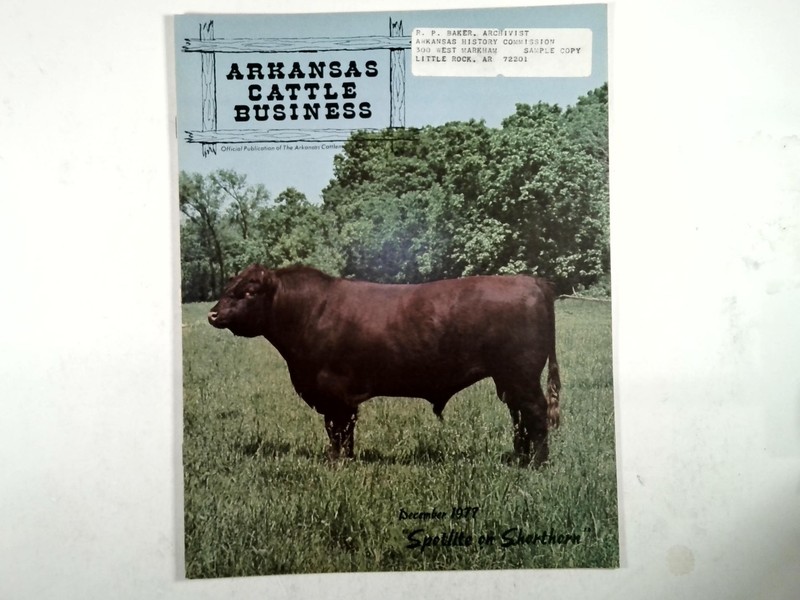 Arkansas Cattle Business Magazine Dec 1978 Shorthorn Cattle Ranching
