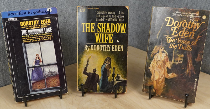 Vintage Dorothy Eden Gothic Paperback Lot 3 Romance Suspense Mystery