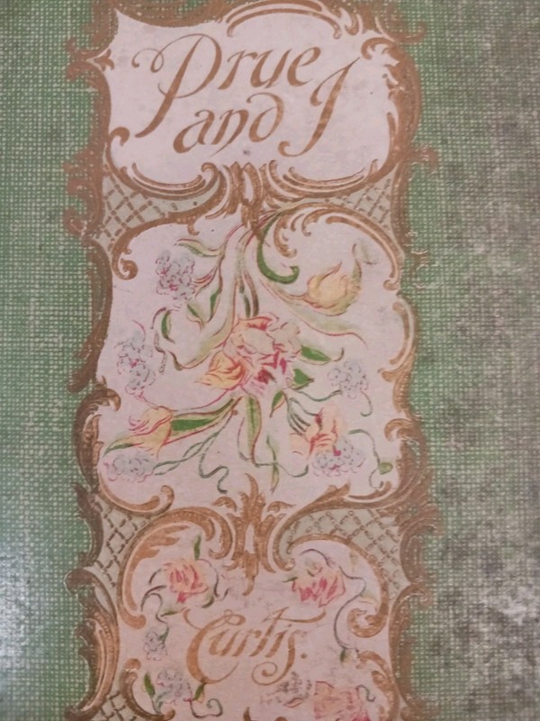 Prue and I by George Curtis Antique 1899 Book Lovely Floral Cover & Spine Victor gallery