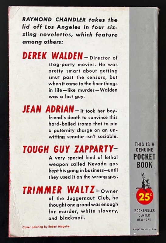 1956 Pocketbook Edition " Pick-Up on Noon Street" by Raymond Chandler / Unopened gallery