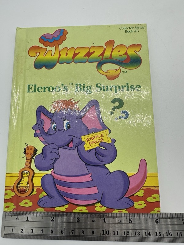 VINTAGE 1984 HASBRO Bradley WUZZLES Book ELEROO'S BIG SURPRISE HUTCHINSON Retro gallery