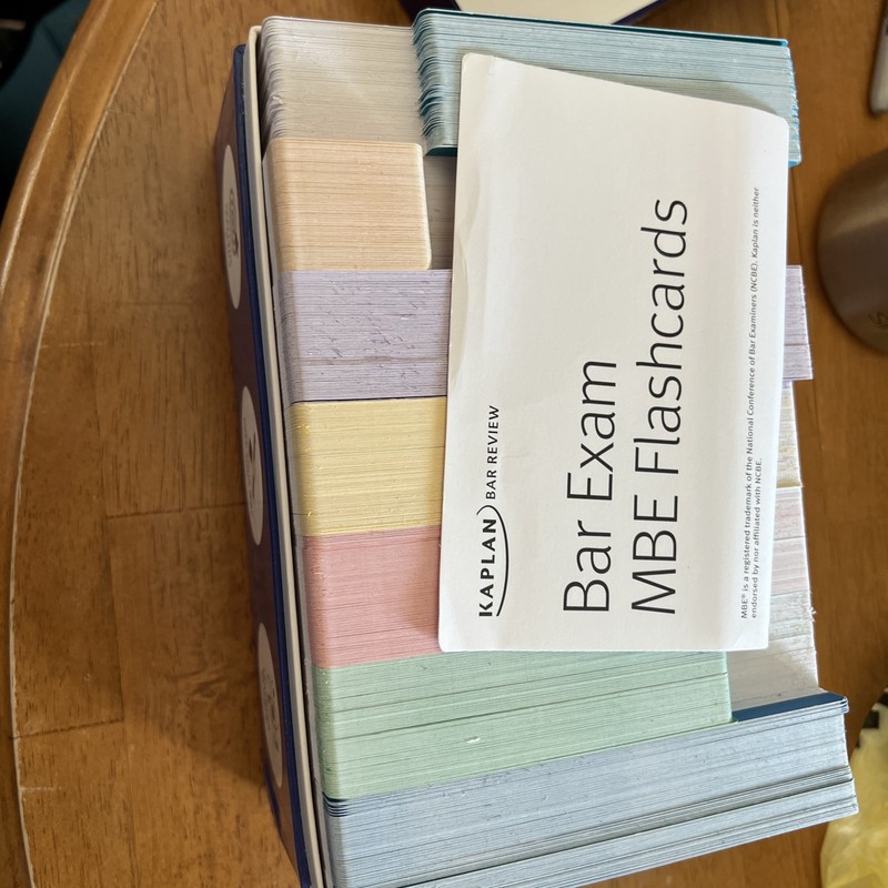 Kaplan Bar Review Bar Exam MBE Flashcards Color-Coded 700 Cards 2018 gallery