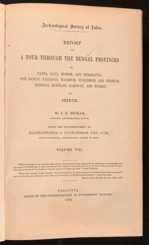 1878-80 5vols Archaeological Survey of India Alexander Cunningham Illus Very ... gallery
