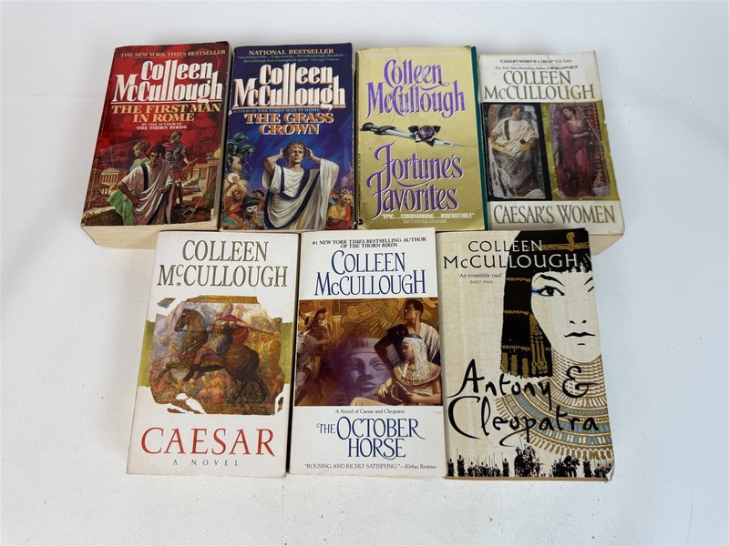 Colleen McCullough Lot 7 Masters of Rome First Man in Rome to Antony & Cleopatra