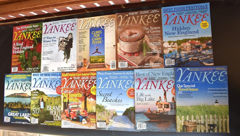Yankee New England’s Magazine 11 Issues 2007 to 2017