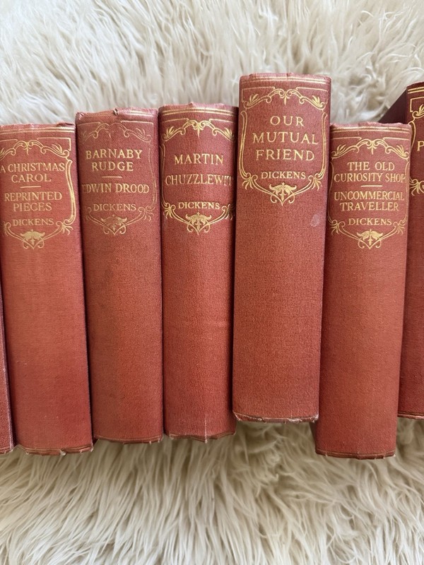 Charles Dickens Vintage Book Collection Odhams Press Limited Set of 15 Volumes gallery
