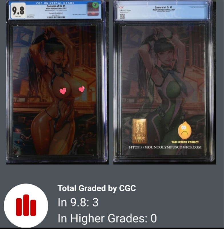 Samurai Of Oz #1 CGC 9.8 Stellar Blade Eve Cosplay Bearwitch Metal LTD 01/30 🥵 gallery
