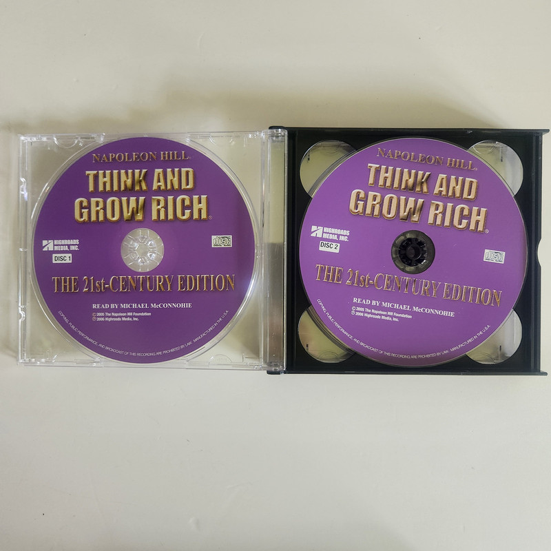 Think and Grow Rich 21st Century Edition Napoleon Hill Make Money 9 CDs 11 hrs gallery