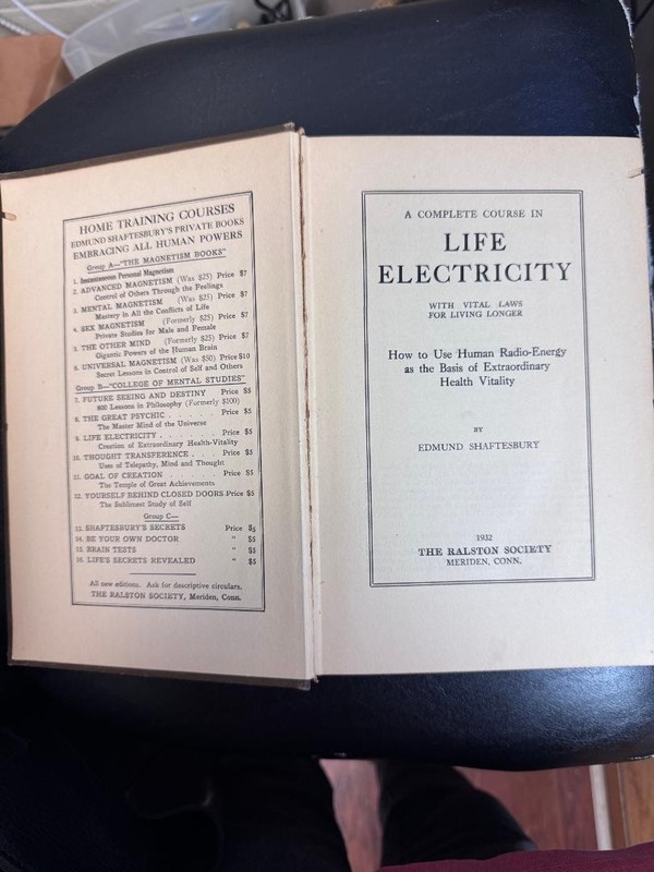 Vintage Life Electricity by Edmund Shaftesbury Hardcover Universal Books Rare gallery
