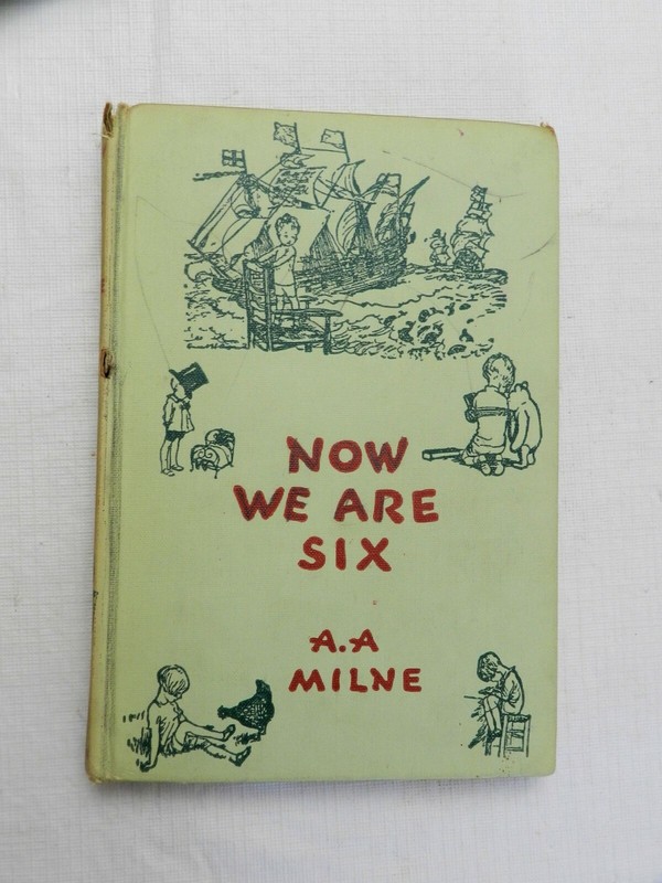 1950, Now We Are Six by A.A. Milne, Dutton HB, August 1950 Reprint, G