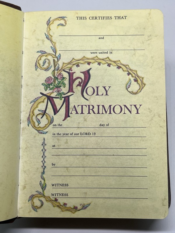 1972 Holy Bible KJV Reference Edition Nelson/ Genuine Leather Red Letter gallery