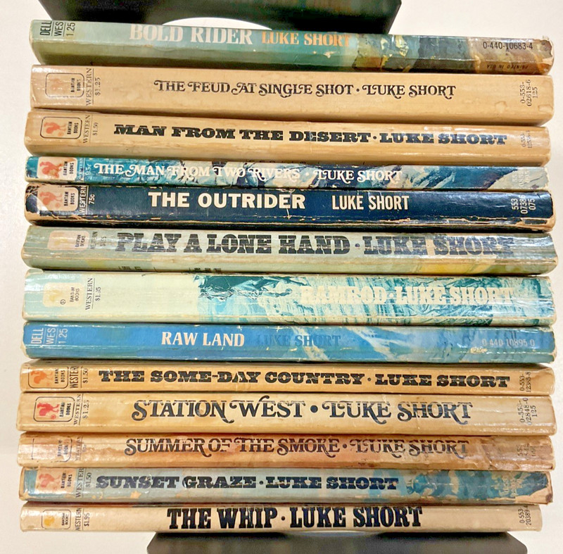 Luke Short PB lot of 13 Whip Station West Raw Land Man from Desert Bold Rider