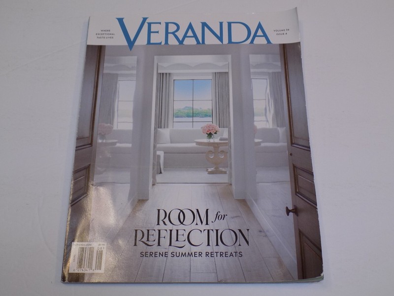 Veranda Magazine July Aug 2022 Retreats Home Decor Serene Summer Reflection Room