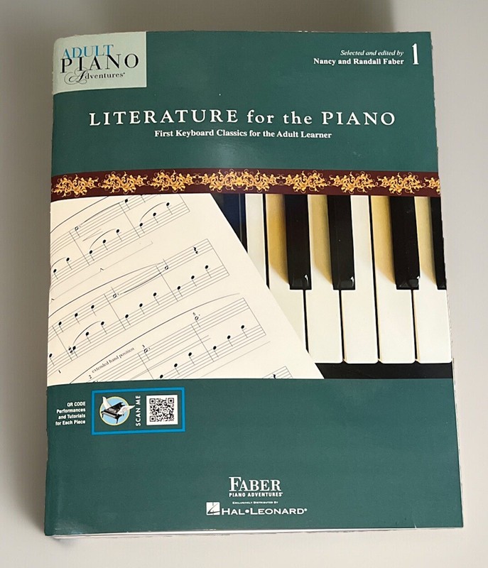 Adult Piano Adventures Literature for Piano Book 1: First Keyboard Classics NEW