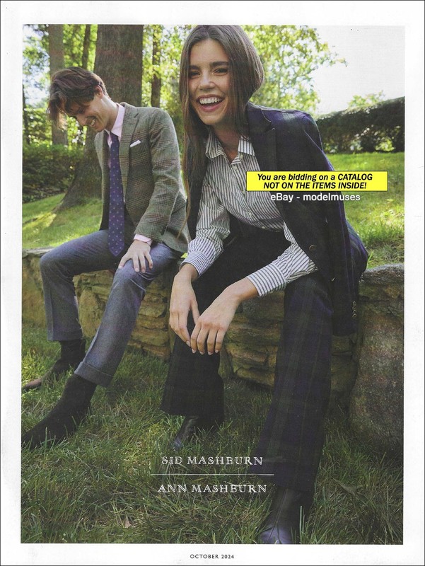 SID & ANN MASHBURN Fashion CATALOG October 2024 – MEN WOMEN – 52 Pages