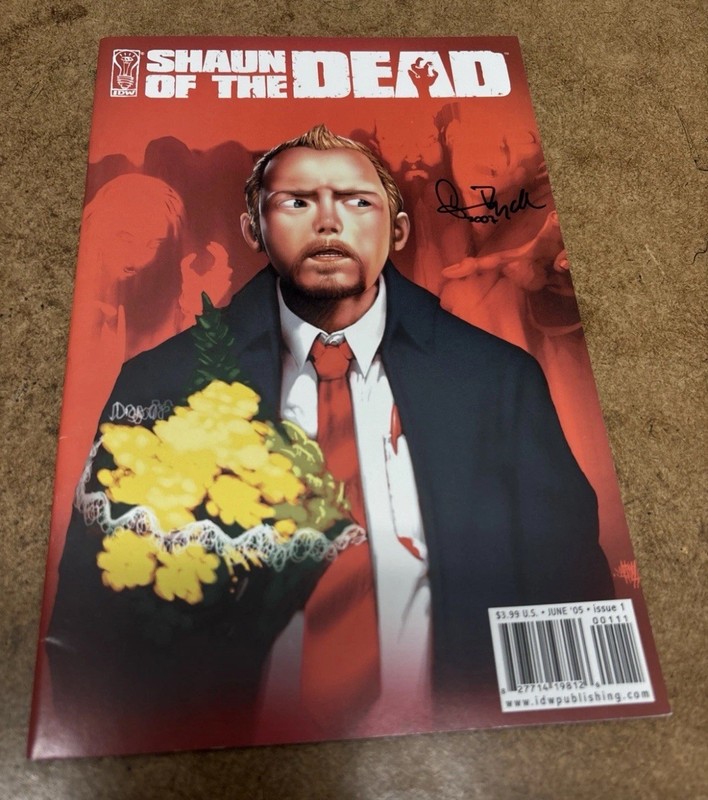 Shaun Of The Dead Comic IDW Signed Edition Issue 1