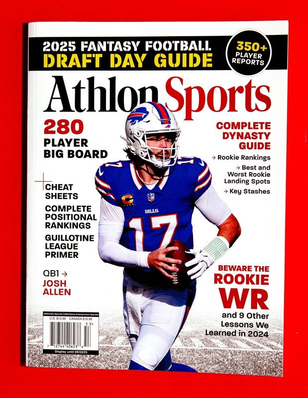 Athlon Sports 2025 Fantasy Football Draft Day Guide Buffalo Bills Josh Allen