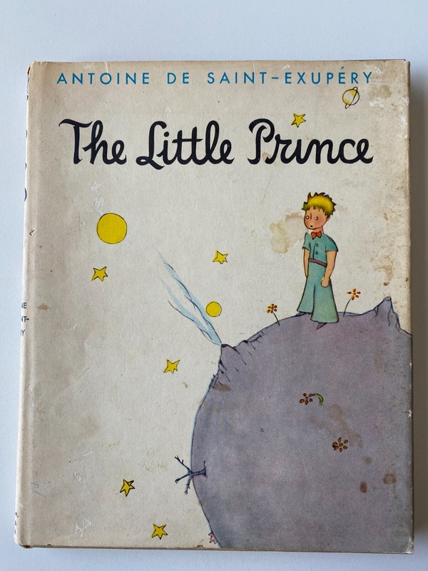 1943 HCDJ~Little Prince~ANOINE DE SAINT-EXUPERY~Harcourt Brace World~WATERCOLORS