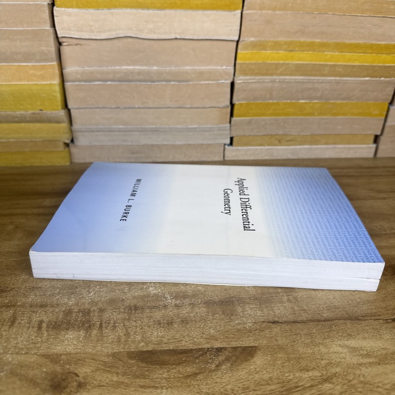 Applied Differential Geometry - William L. Burke - Cambridge University Press gallery