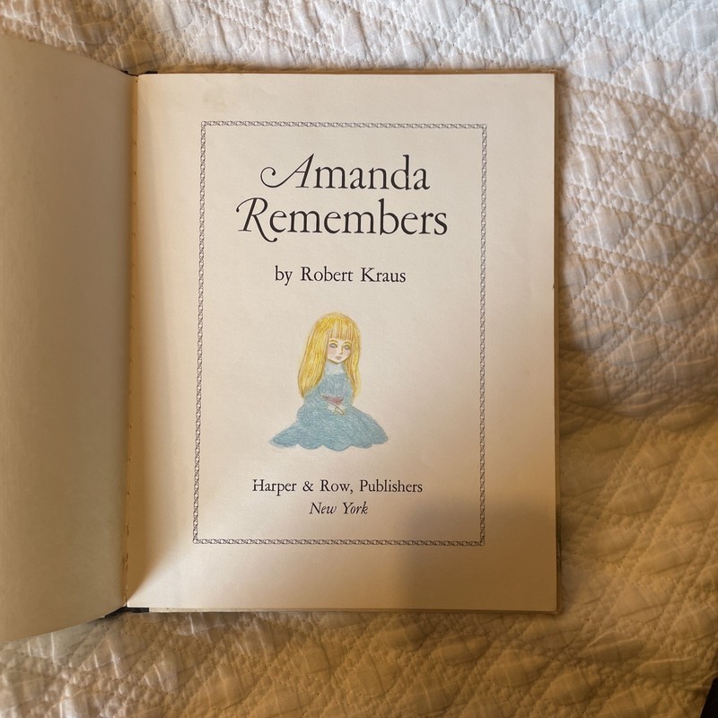 Amanda remembers by Robert Kraus
