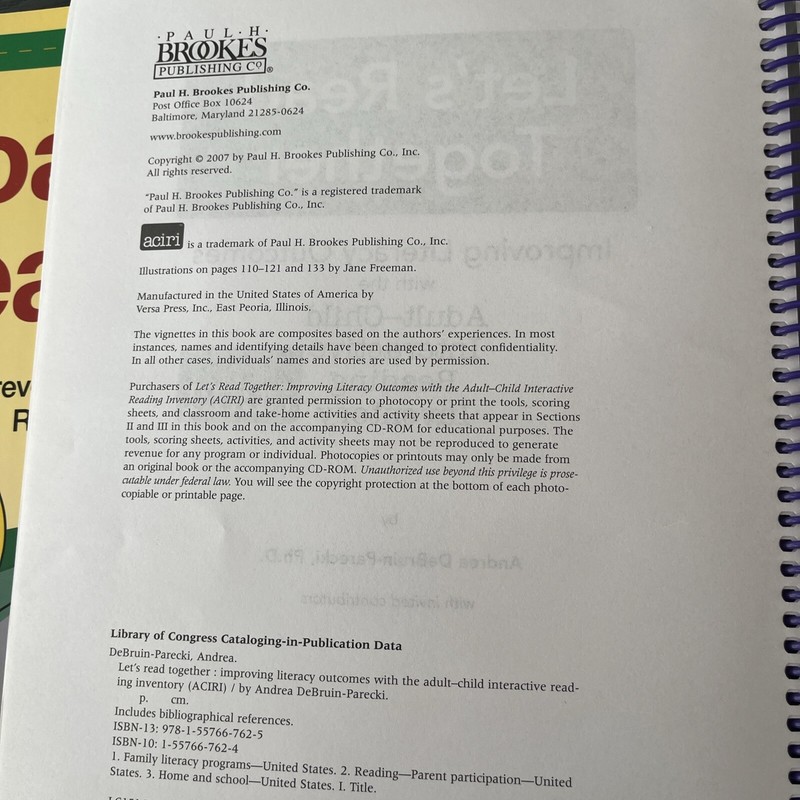 Let's Read Together: Improving Literacy Outcomes with the Adult Aciri gallery