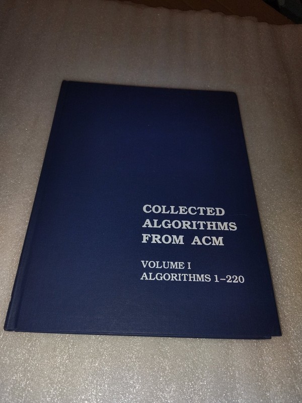 Collected Algorithms from ACM Volumes I-IV 1980-1983 Computer Science gallery