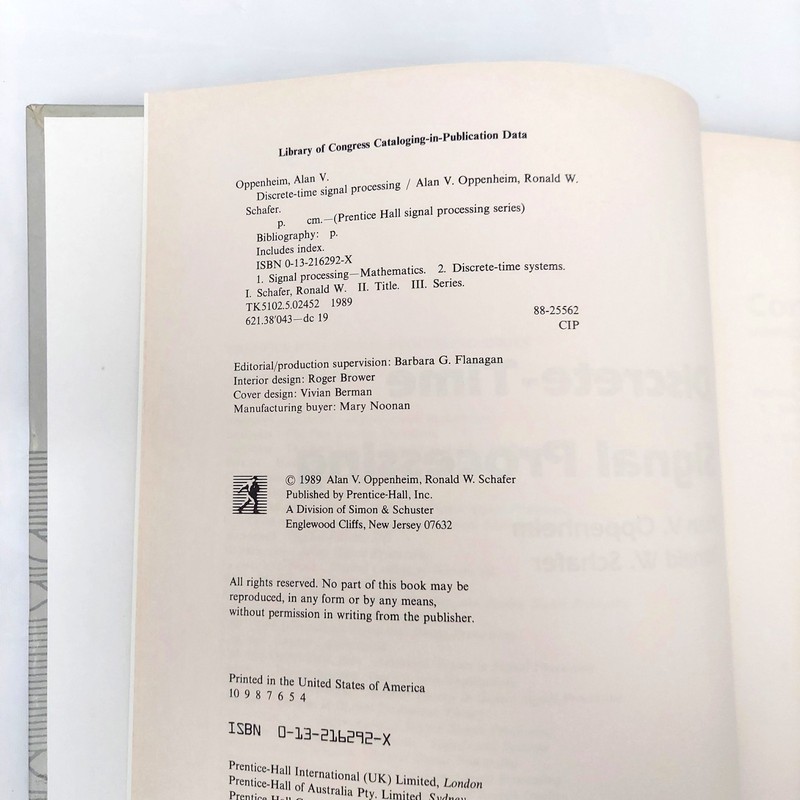Discrete-Time Signal Processing by Alan Oppenheim & Ronald Schafer gallery